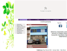 Tablet Screenshot of clinicamente.com.br